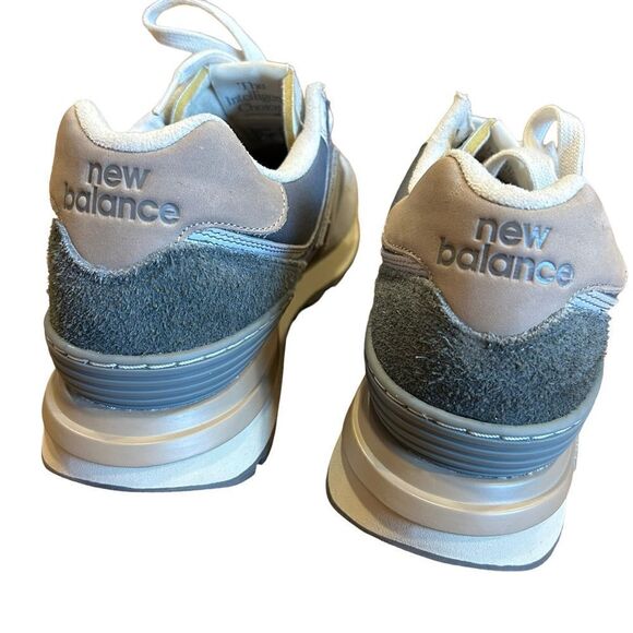 Revolve New Balance 574 Legacy Grey Gray Beige U574LGG2 Causal Sneakers - Picture 7 of 15